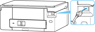 tulostin, jossa on USB-kaapeli